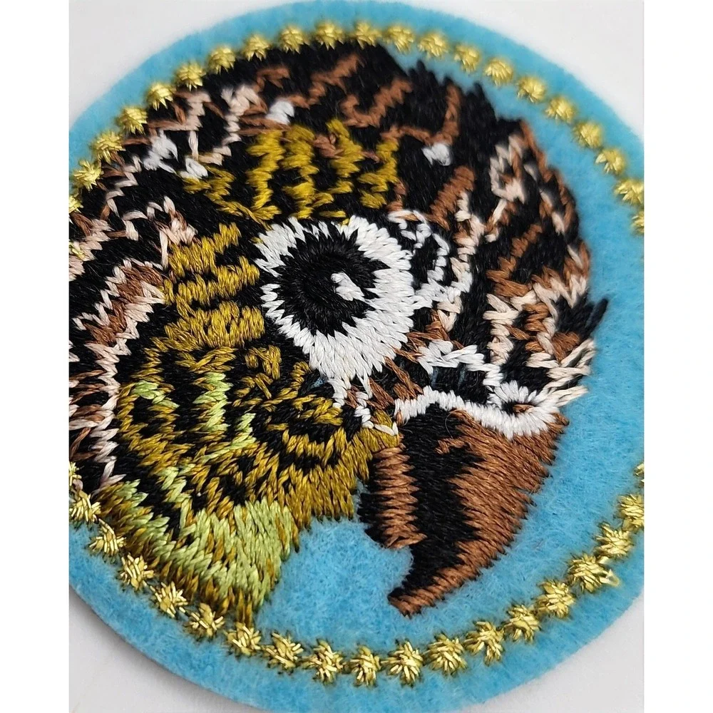 LOT‎ OF 4 CUTE ANIMAL EMBROIDERED PATCHES